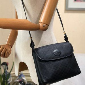 Vintage Gucci Crossbody Bag Rare Black